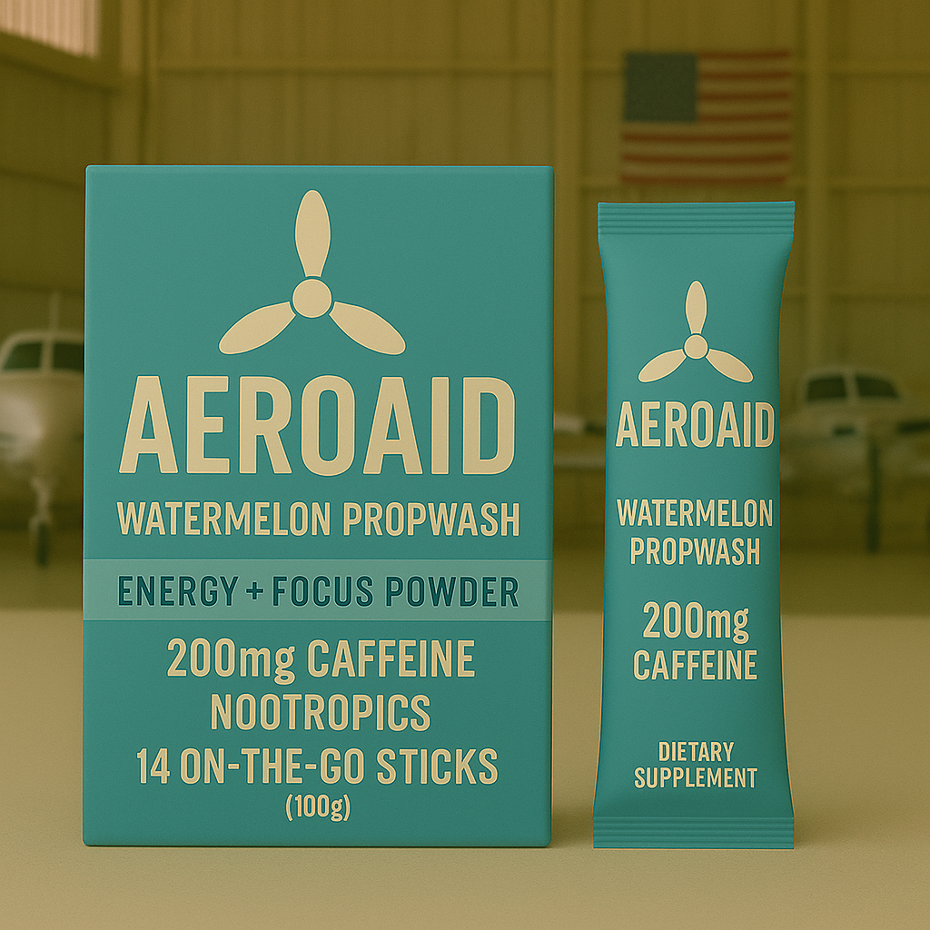 AEROAID Watermelon Propwash – Energy + Focus Powder