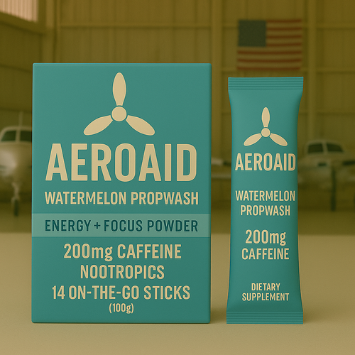 AEROAID Watermelon Propwash – Energy + Focus Powder